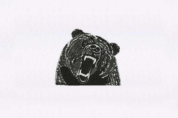 Black Bear Face: A Designer's Review of This Charming Embroidery Design