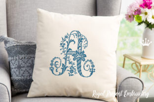 Cross-Stitch Capital Letter a for Seasonal Collections