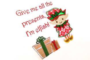 Elfish Christmas Elf Pun Applique: A Designer's Review