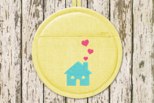 House with Hearts Embroidery Design Review for Small Business Merch