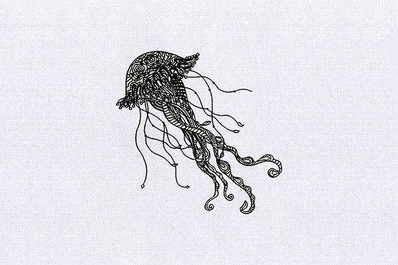 Mandala Jelly Fish: A Designer's Take for Boutique Apparel